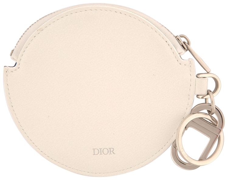Dior Arsham Basketball Zip Coin Case White