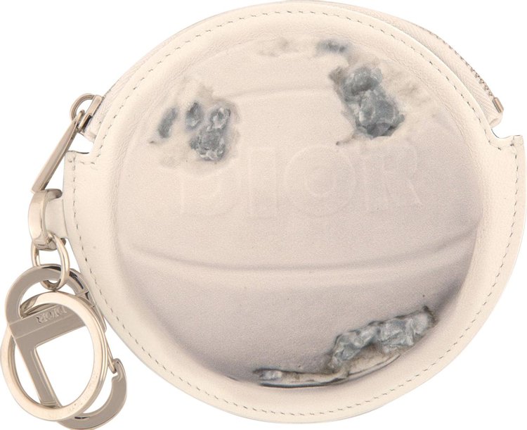Dior Arsham Basketball Zip Coin Case 'White'