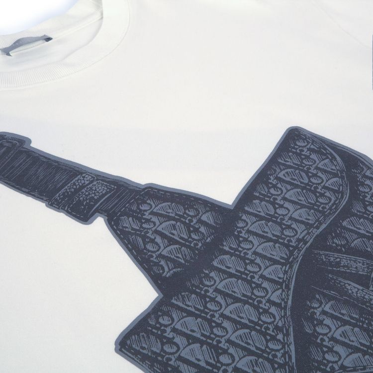 Dior Saddle T Shirt White