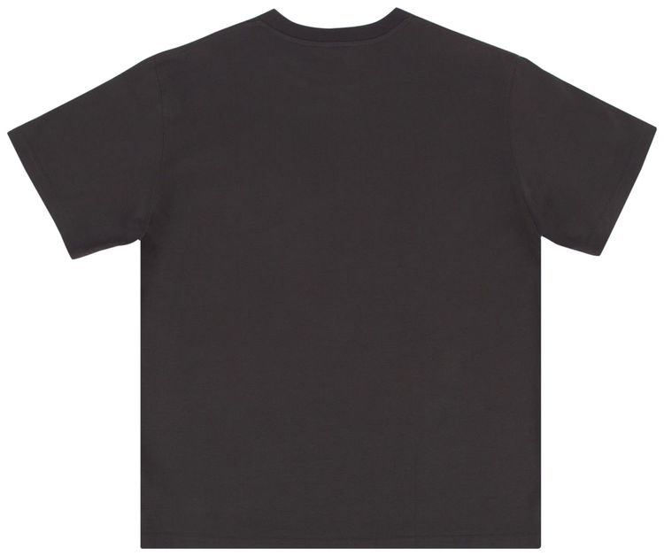 Dior Short Sleeve Foxton Rose T Shirt Dark Grey