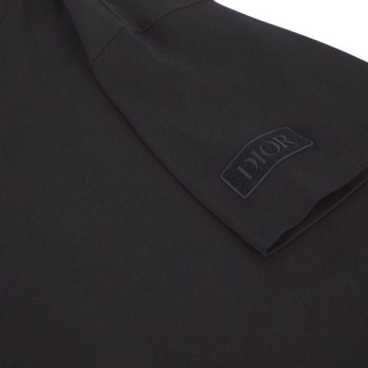 Dior Logo Sleeve T Shirt Black