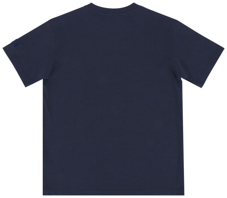 Dior Logo Sleeve T Shirt Blue
