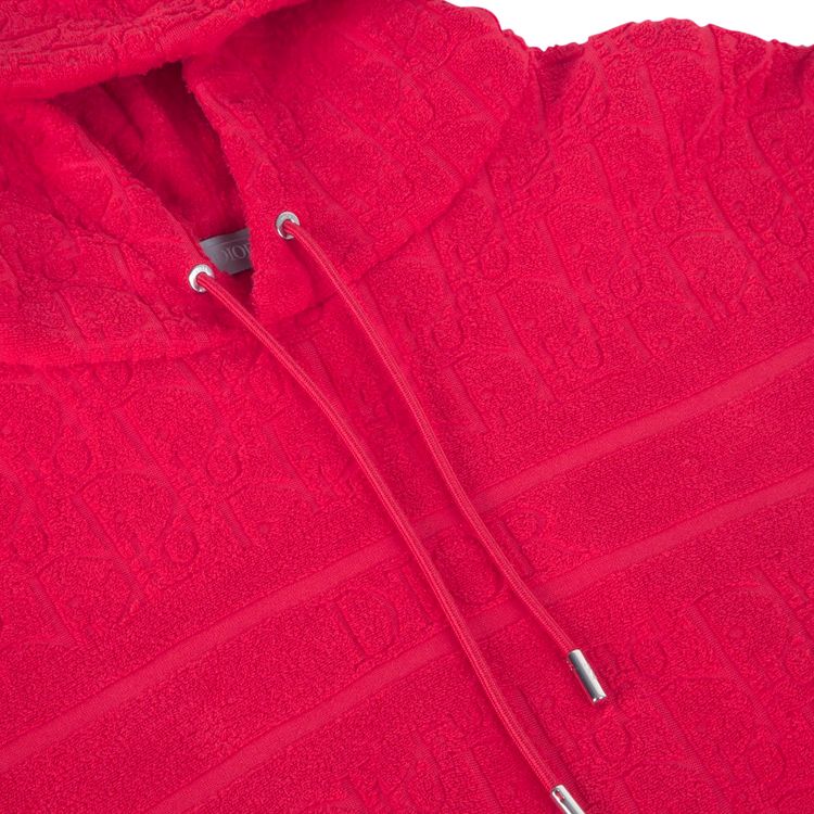Dior Terry Hoodie Red