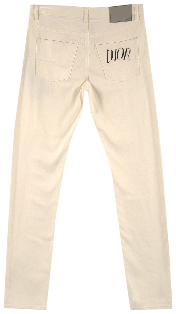 Dior White Denim Jean White