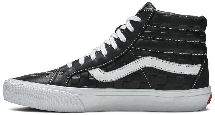 Vans Sk8 Hi Reissue 6 Checkerboard Embossed   Black