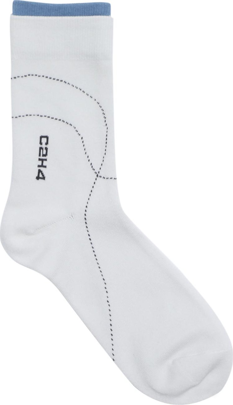 C2H4 Double Cuffs Socks 'Light Gray'