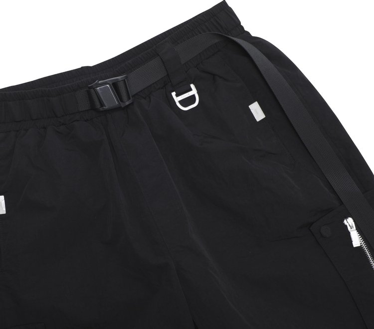 C2H4 Side Pockets Track Shorts Black