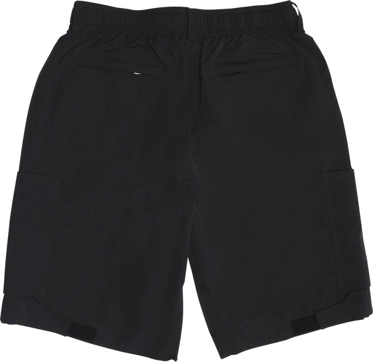 C2H4 Side Pockets Track Shorts Black