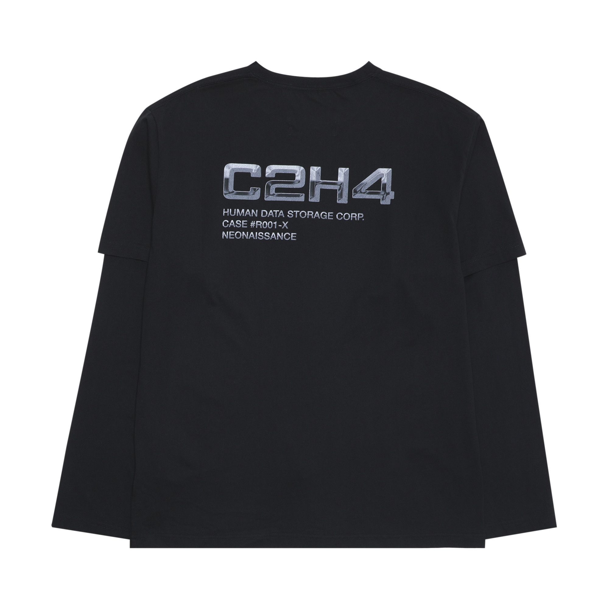 トップス C2H4 d Damage Long Sleeve T Buy C2H4 Double Layered Long-Sleeve T-shirt 'Black' - R001 X008 | GOAT