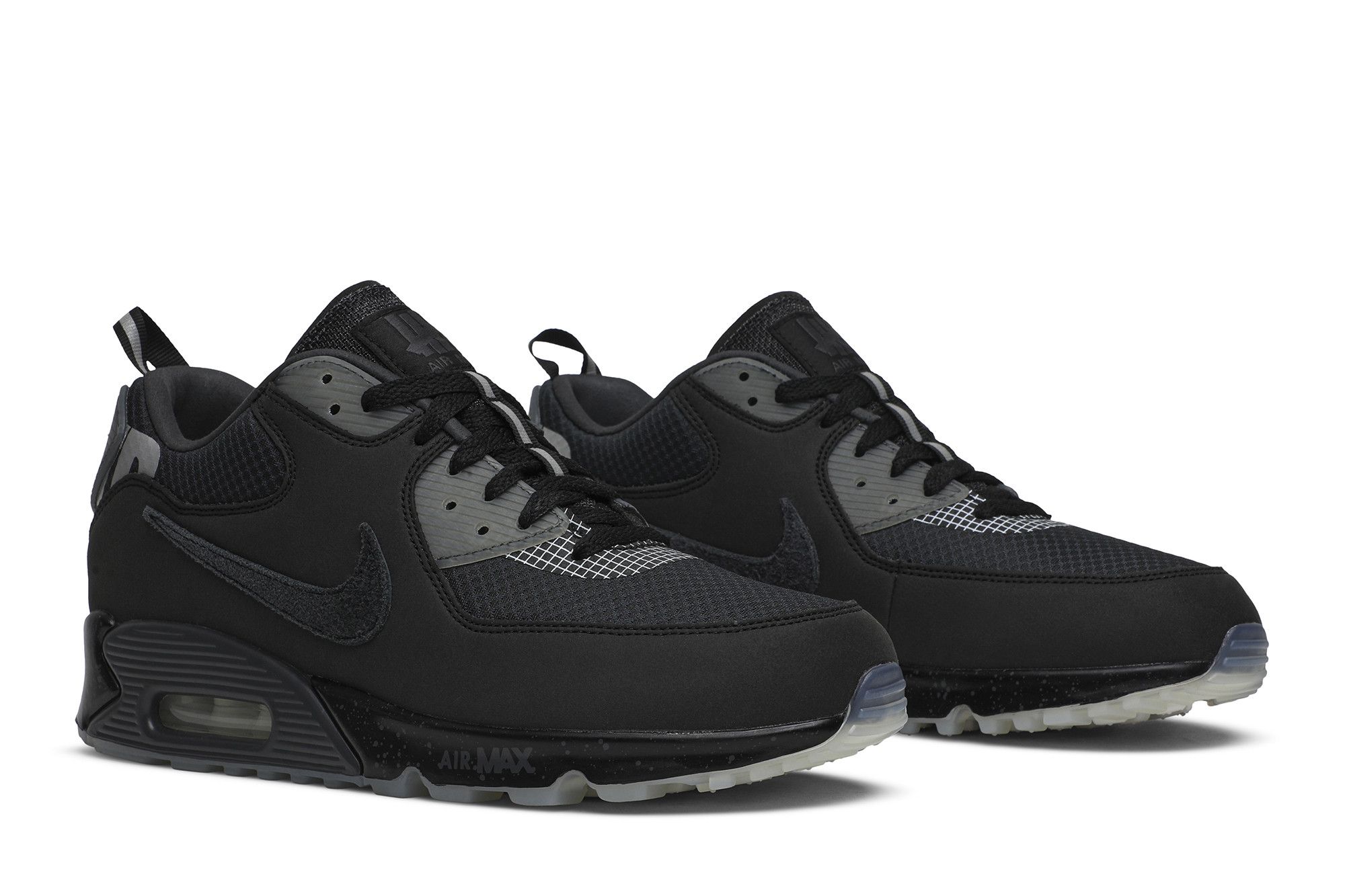 Undefeated x nike air max 90 black/black-anthracite-rush pink 2025