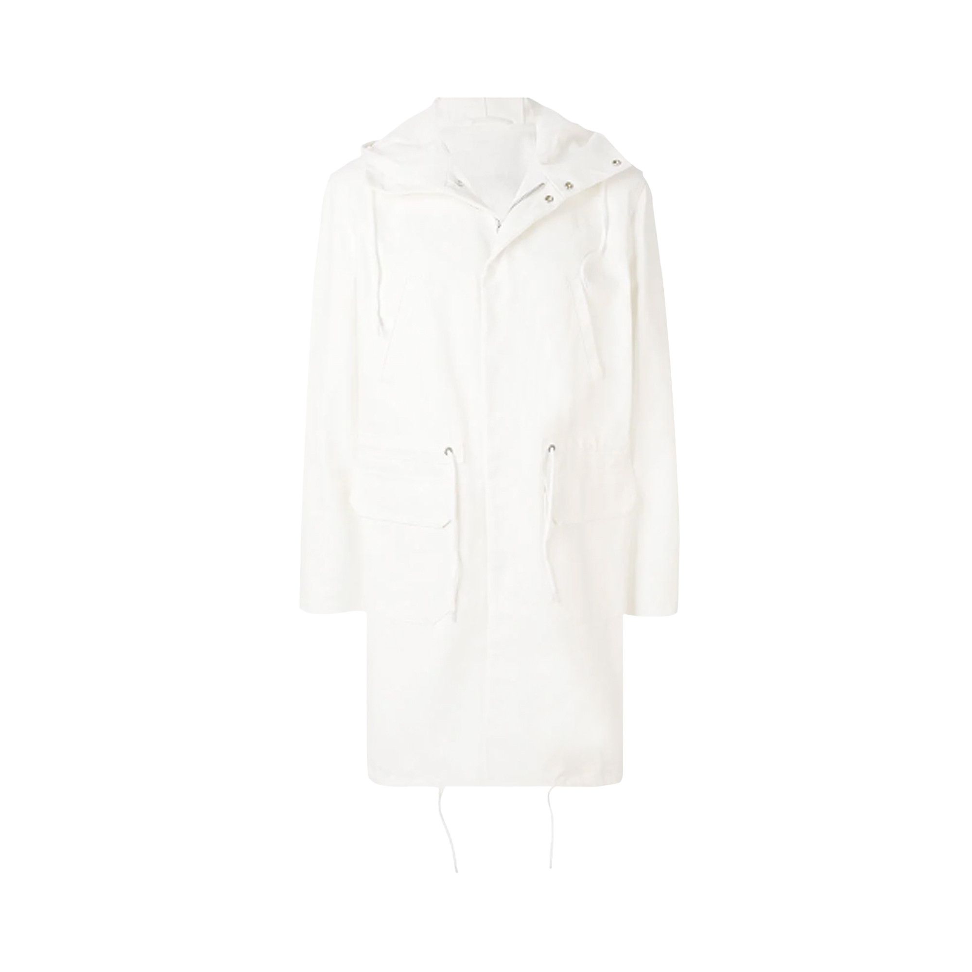 Buy Raf Simons Graphic Print Parka 'White' - 181 709 10090 00010