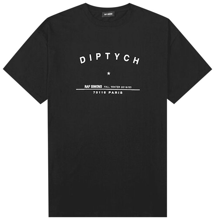 Raf Simons Oversized Tour Tee Black Black