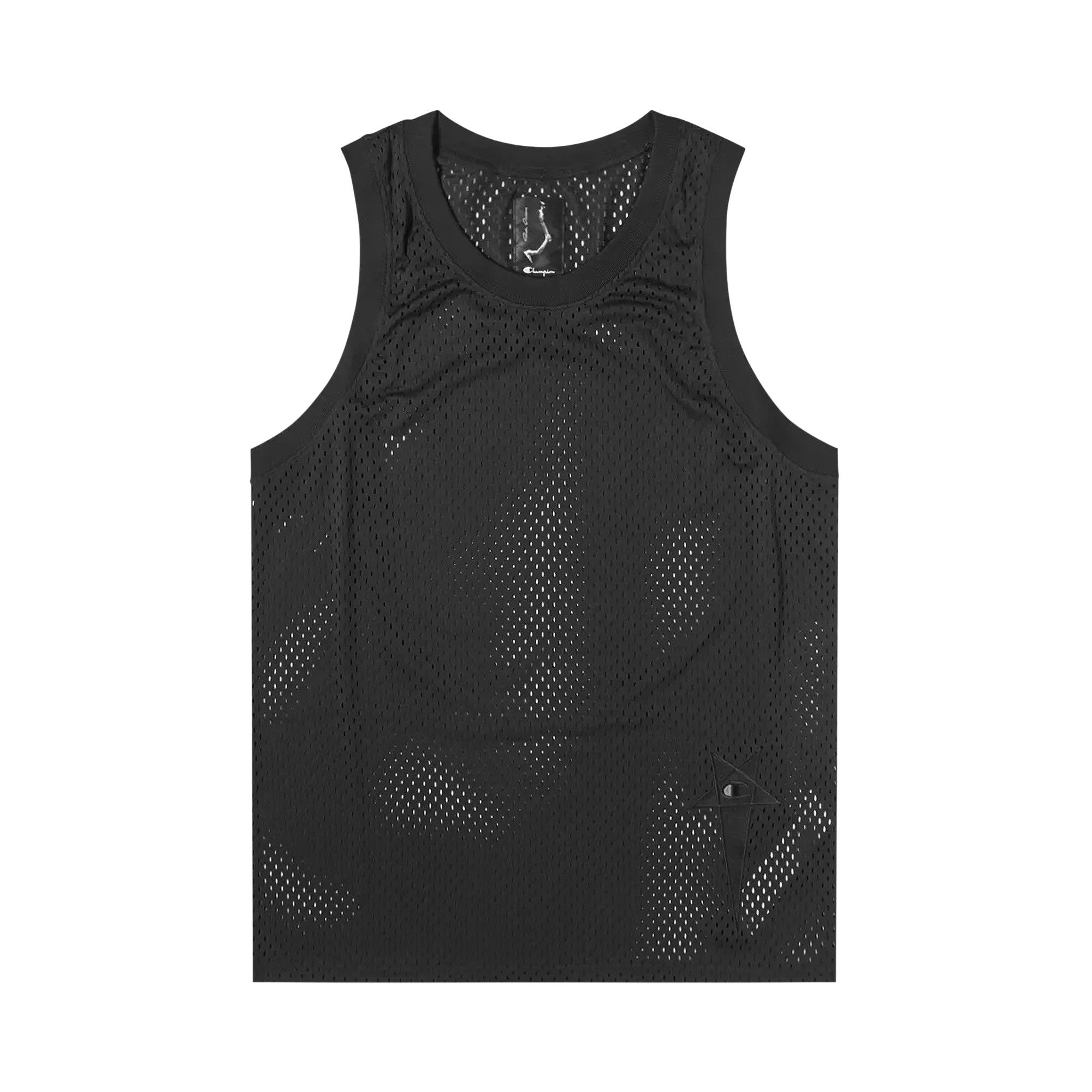Buy Rick Owens X Champion Black Mesh Tanktop 'Black