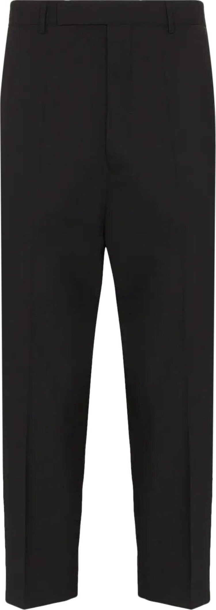 Rick Owens Larry Cropped Astaires Trousers 'Black'