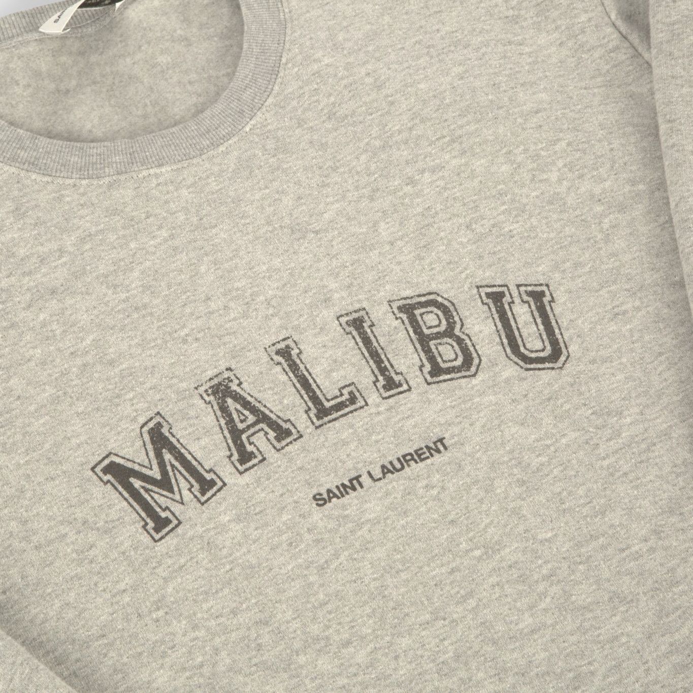 Buy Saint Laurent Malibu Sweatshirt 'Grey' - 612043 YBPZ2 1407 | GOAT