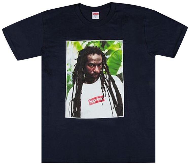Supreme Buju Banton Tee Black