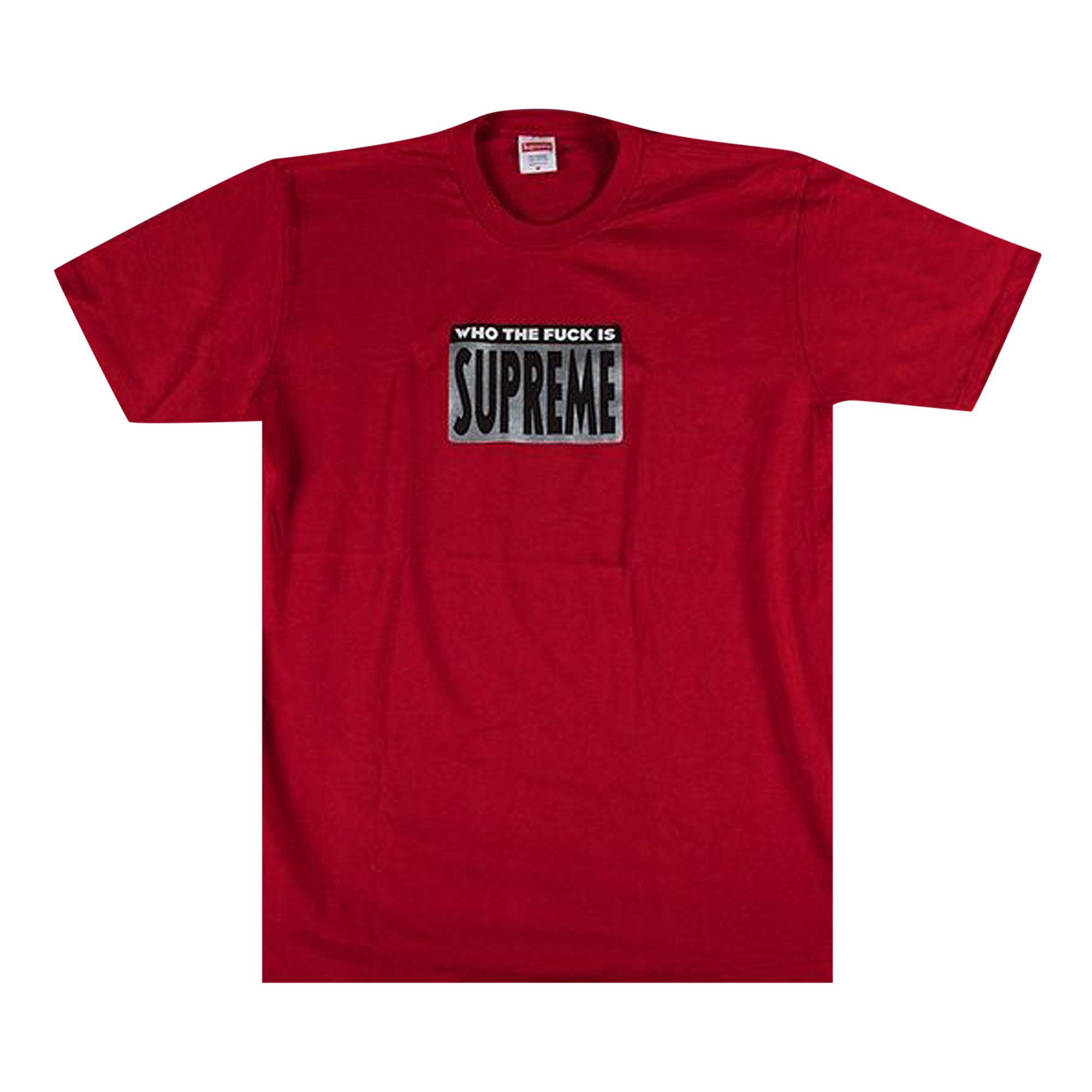 Supreme Who The Fuck Tee 'Red'
