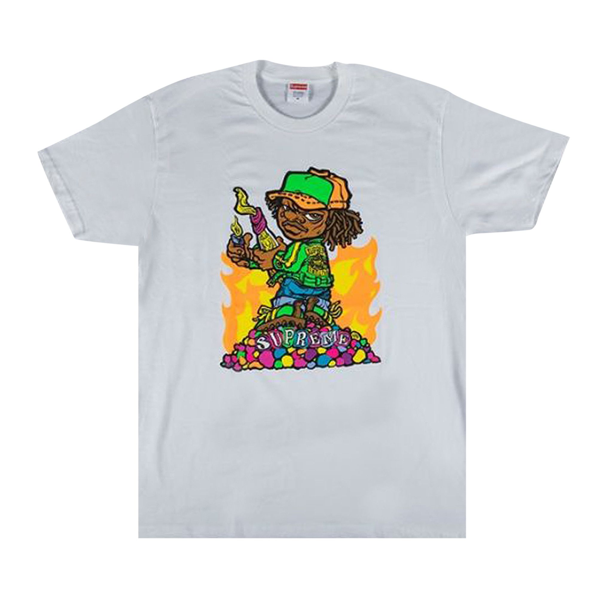 Supreme Molotov Kid Tee White