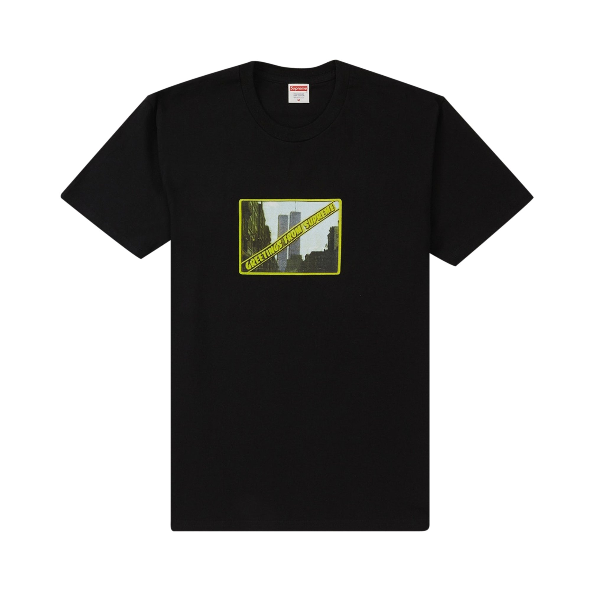 Buy Supreme Greetings From Ny Tee 'Black' - SS19T32 BLACK