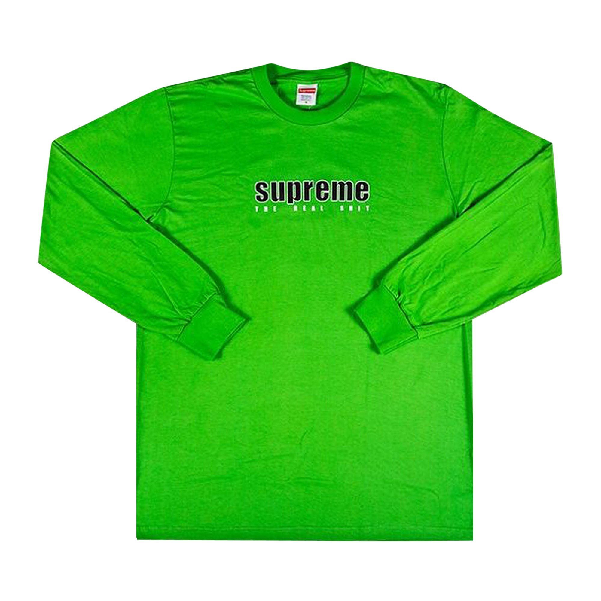 Buy Supreme The Real Shit Long-Sleeve Tee 'Green' - SS19T18 GREEN