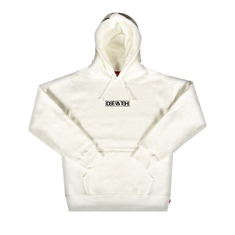 Supreme x Gilbert  George Death Hooded Sweatshirt White