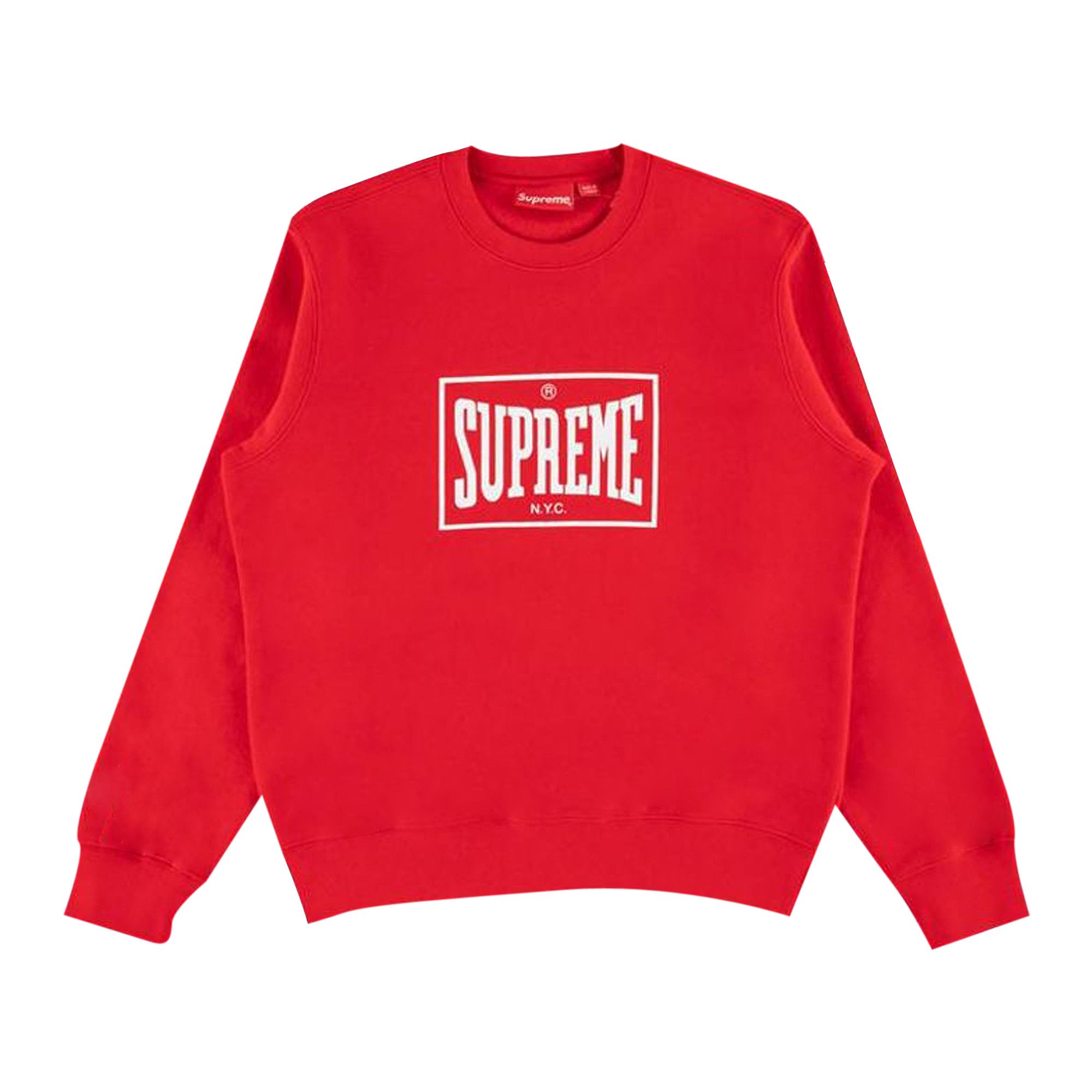 Buy Supreme Warm Up Crewneck Red SS19SW79 RED GOAT CA