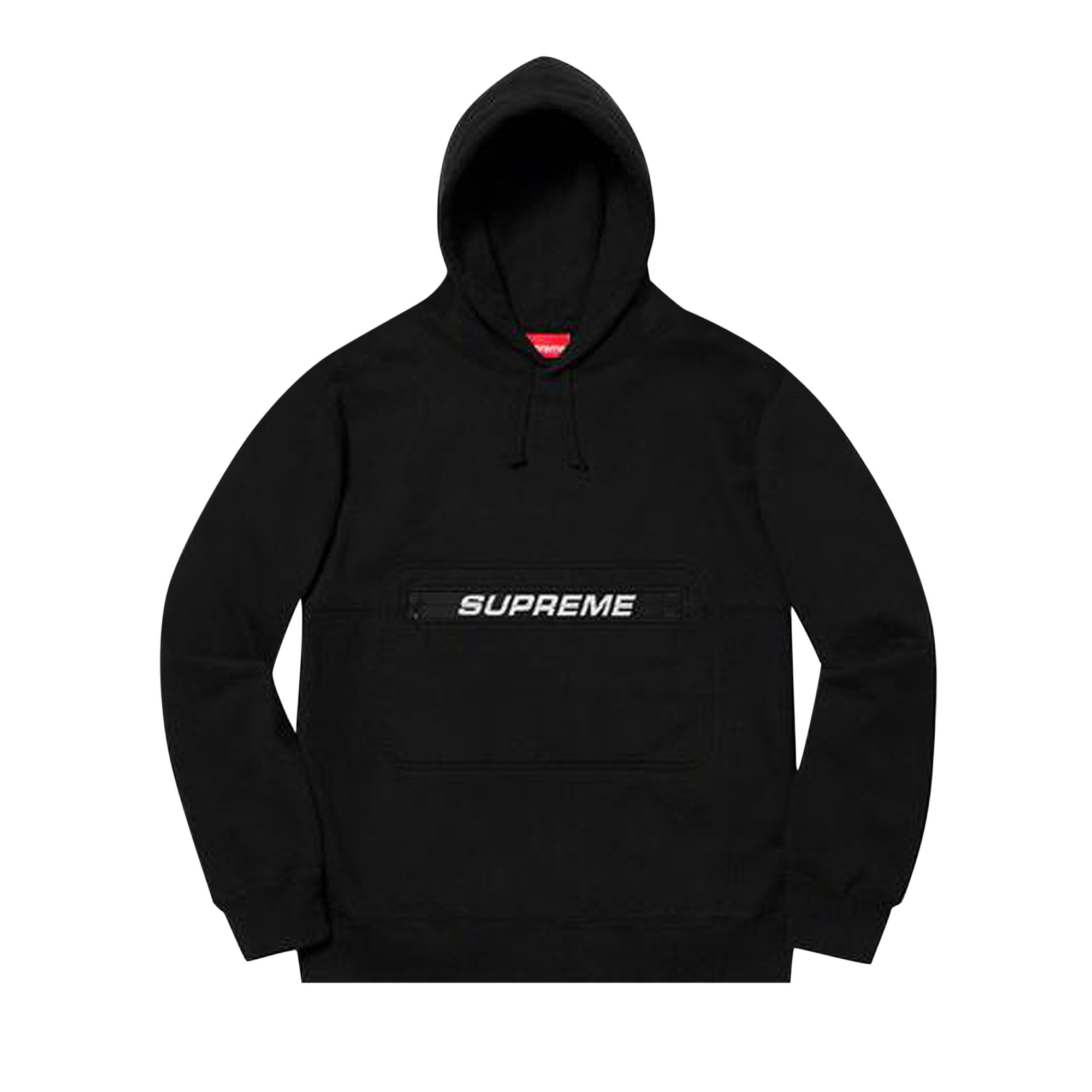 Buy Supreme Zip Pouch Hooded Sweatshirt 'Black' - SS19SW18 BLACK ...