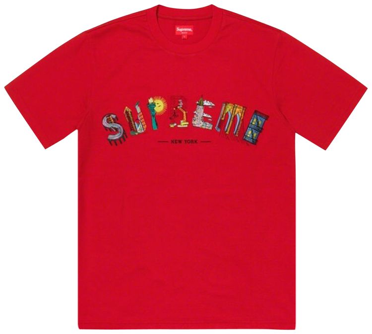 Supreme City Arc Tee Red