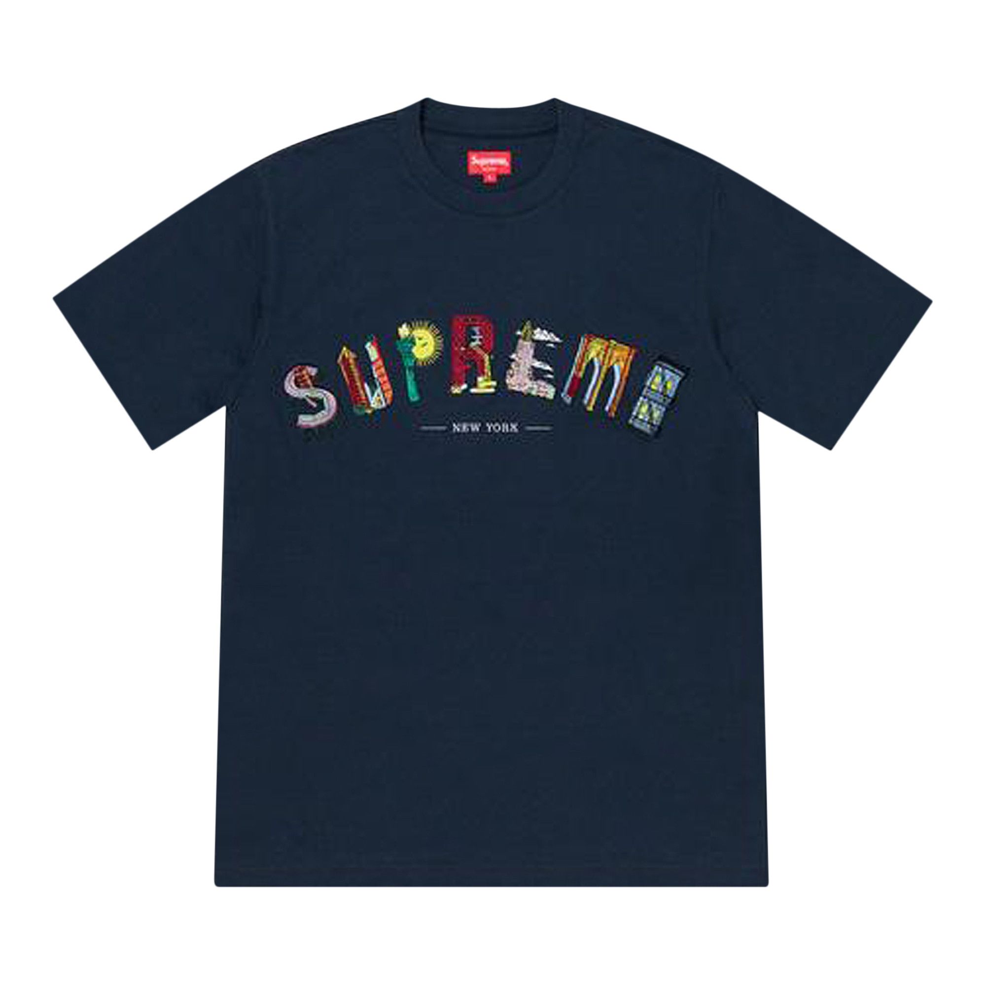 Buy Supreme City Arc Tee Navy SS19KN74 NAVY GOAT AU