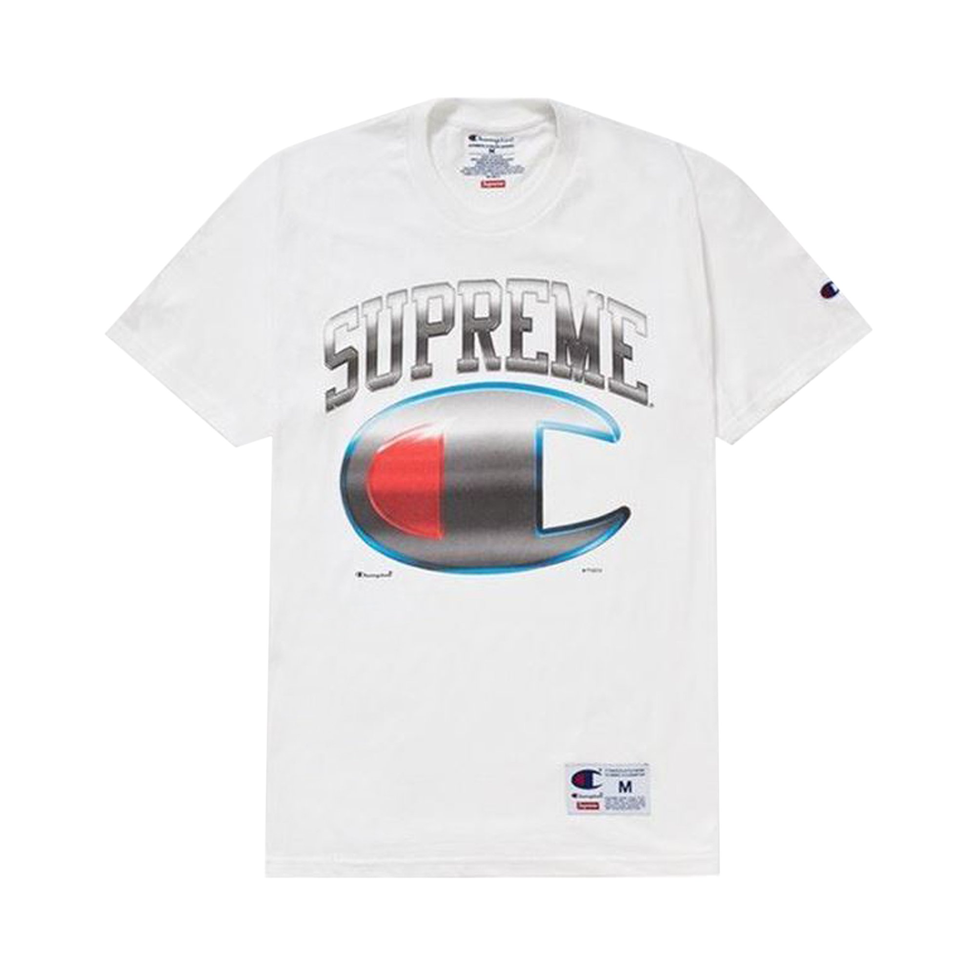 Buy Supreme Champion Chrome Short-Sleeve Top 'White' - SS19KN4