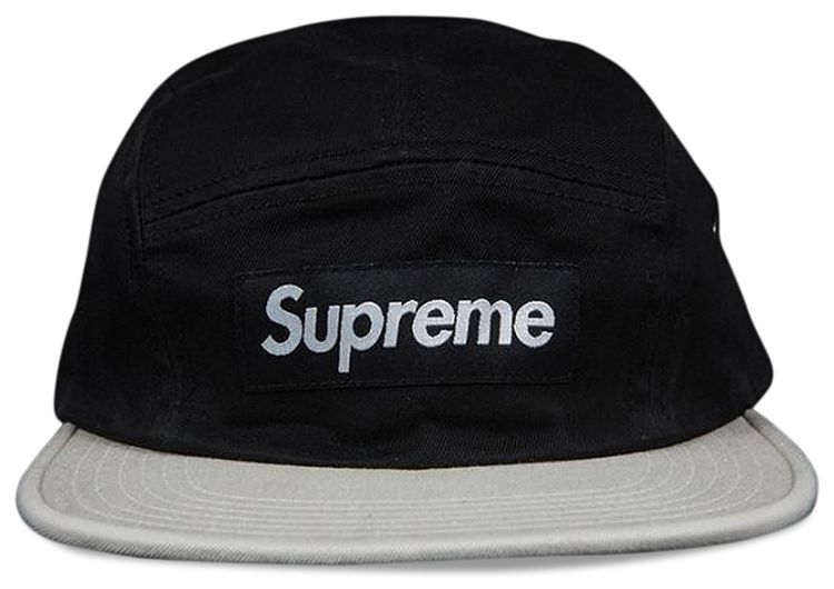 Supreme 2 Tone Camp Cap Black