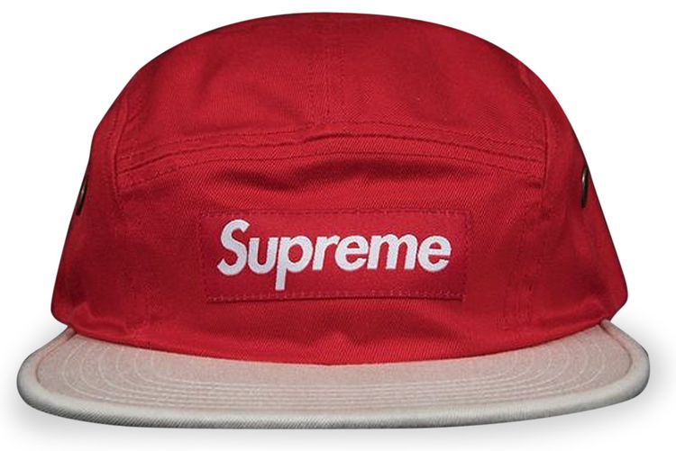 Supreme 2 Tone Camp Cap Red