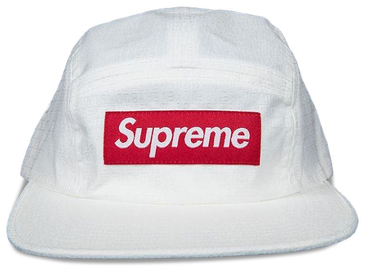 Supreme Fuck Everybody Jacquard Camp Cap White