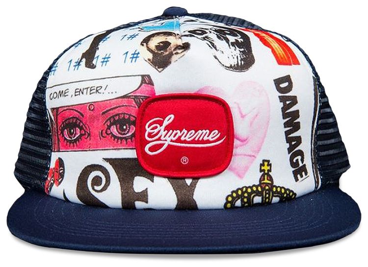 Supreme Blood Lust Mesh Back 5 Panel Navy