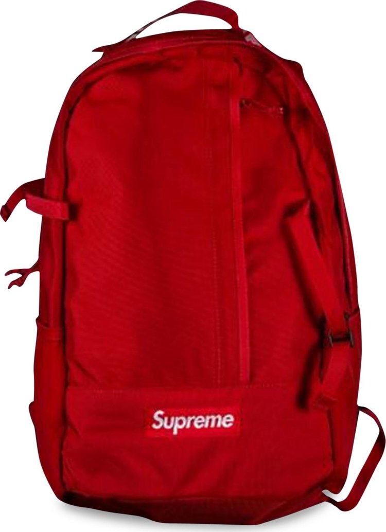 Supreme New Fashion Stylish Leather Bag 1.5 L Laptop Backpack Red