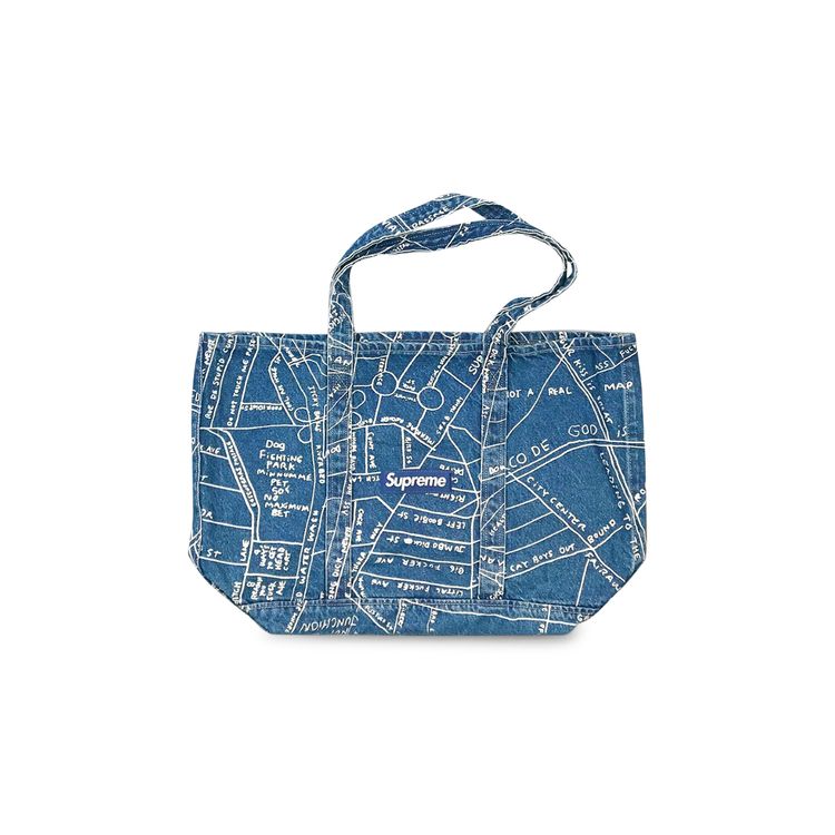 Buy Supreme Gonz Map Denim Tote 