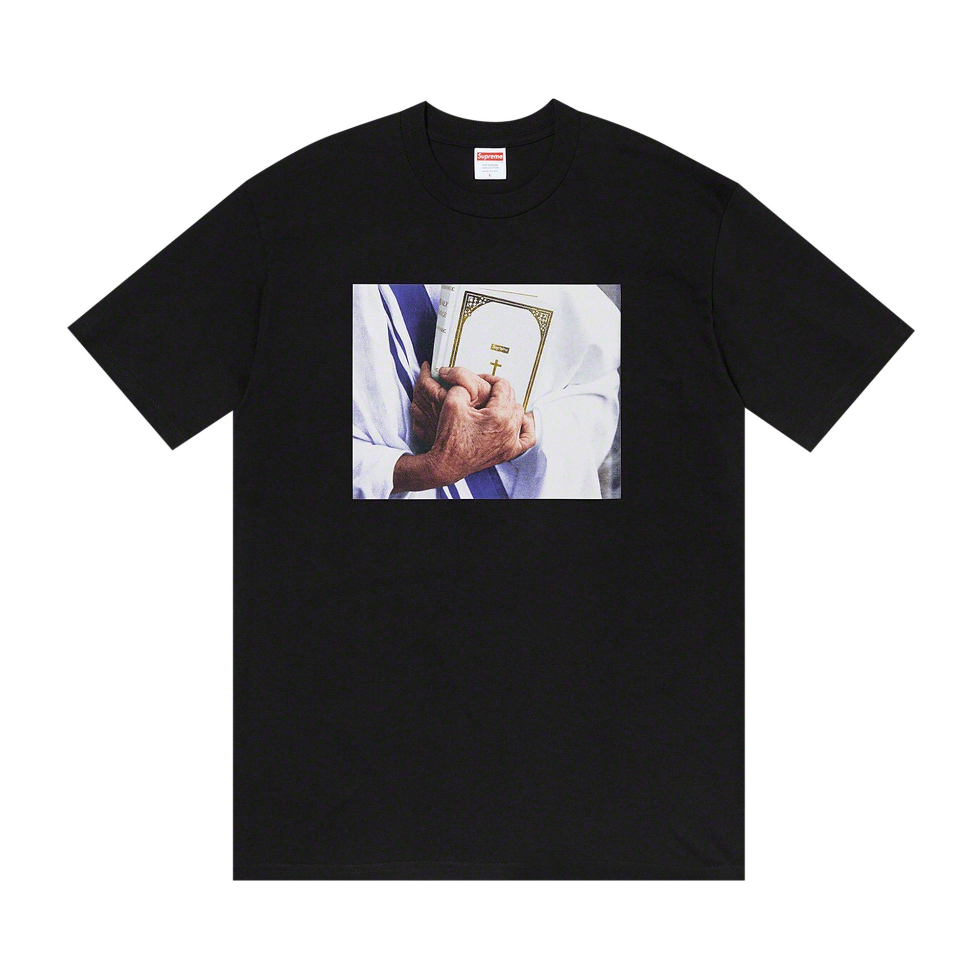 Supreme シュプリーム Tシャツ 19FW Bible Tee SUPREME BIBLE TEE LIGHT SLATE SIZE MEDIUM BRAND NEW FW19