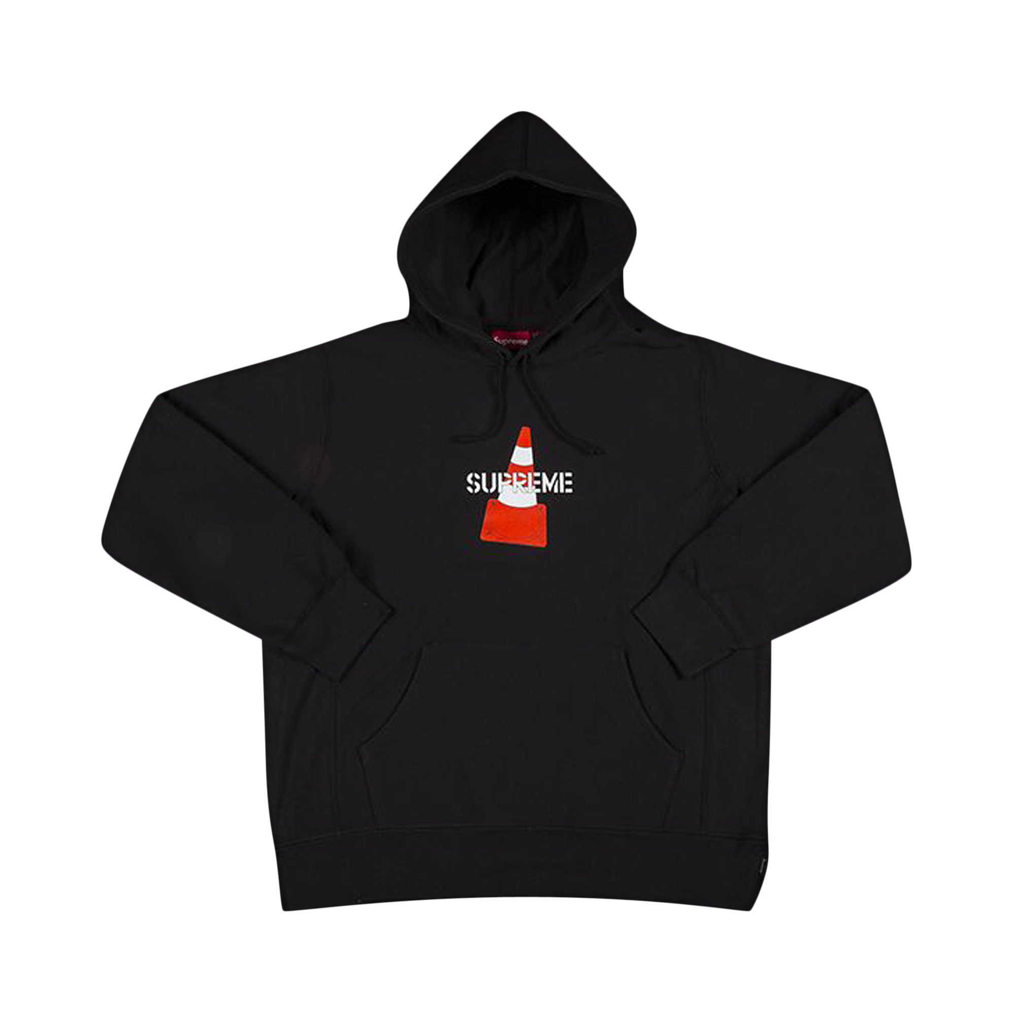 Buy Supreme Cone Hooded Sweatshirt 'Black' - FW19SW26 BLACK | GOAT