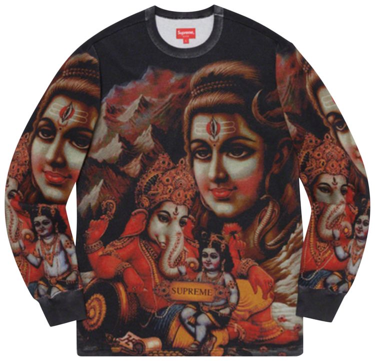 Supreme Ganesh Long Sleeve Thermal Black