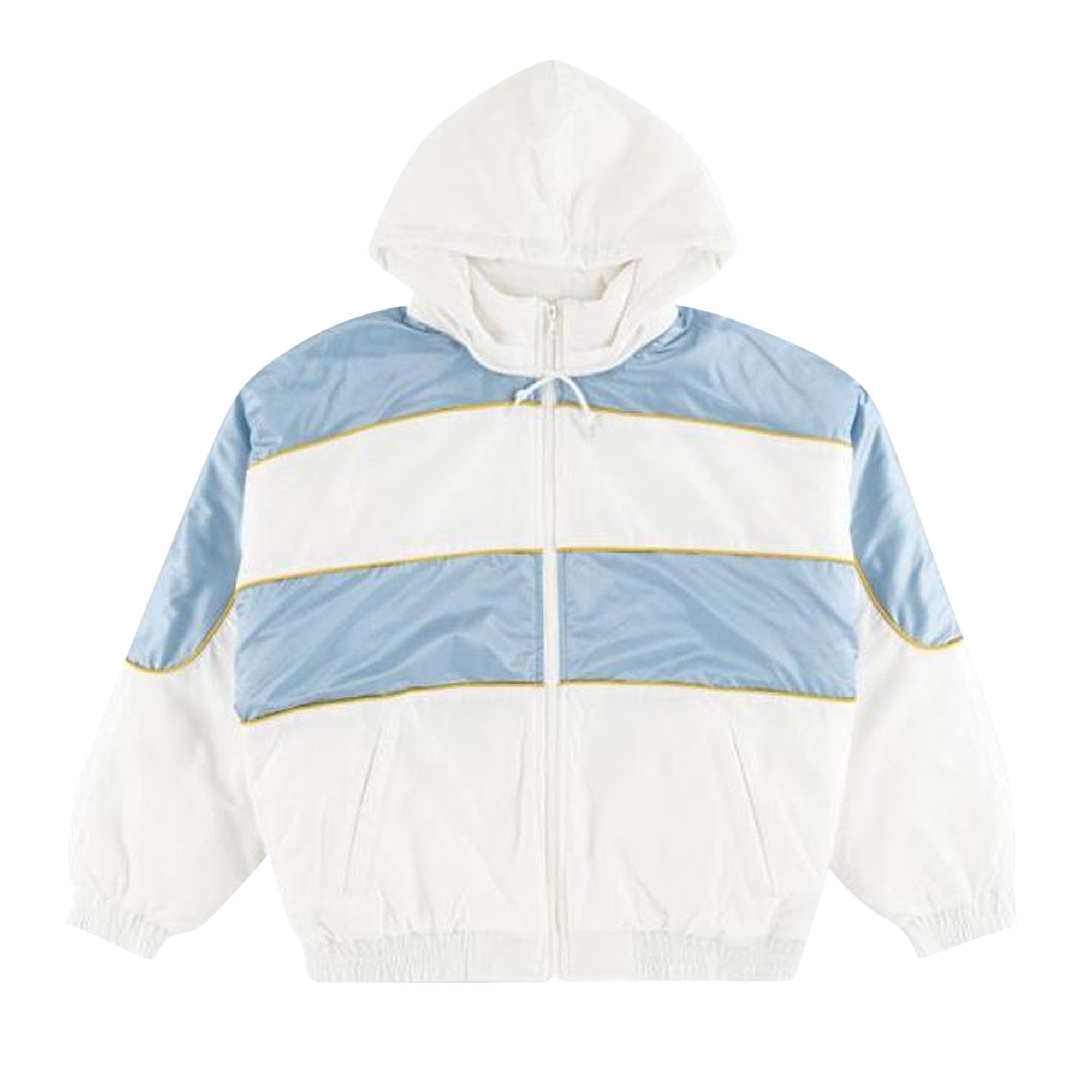 Sports piping outlet puffy jacket