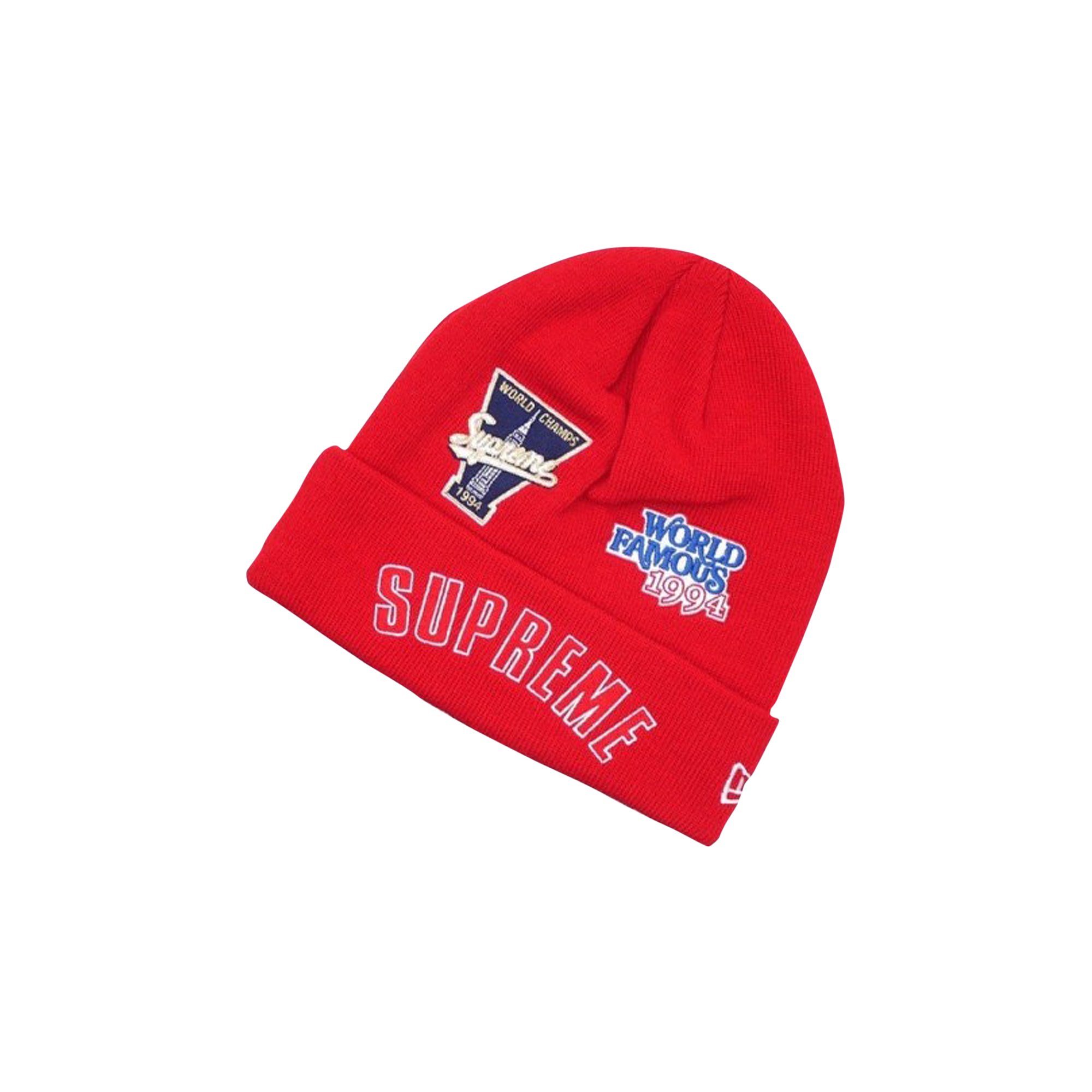 Buy Supreme x New Era x Championship Beanie 'Red' - FW19BN50 RED