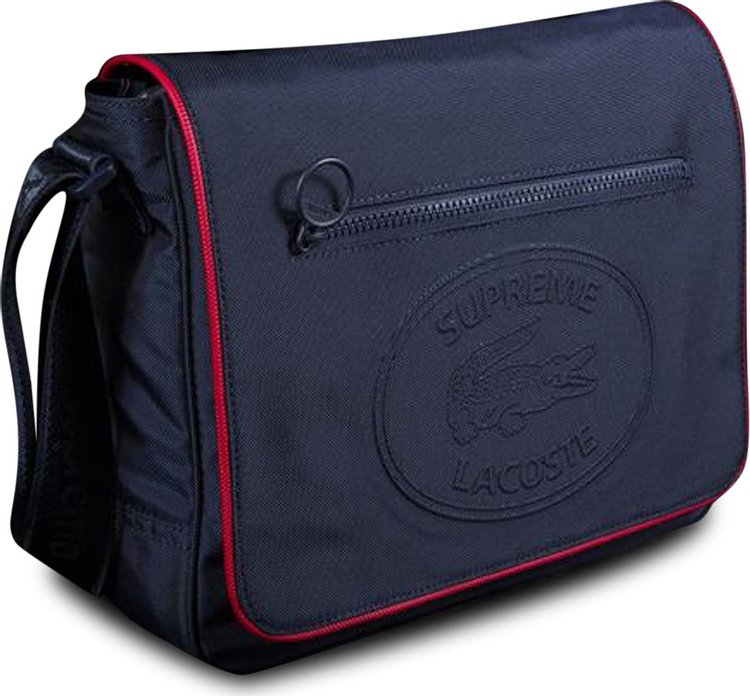 Buy Supreme x Lacoste Small Messenger - FW19A14 NAVY |