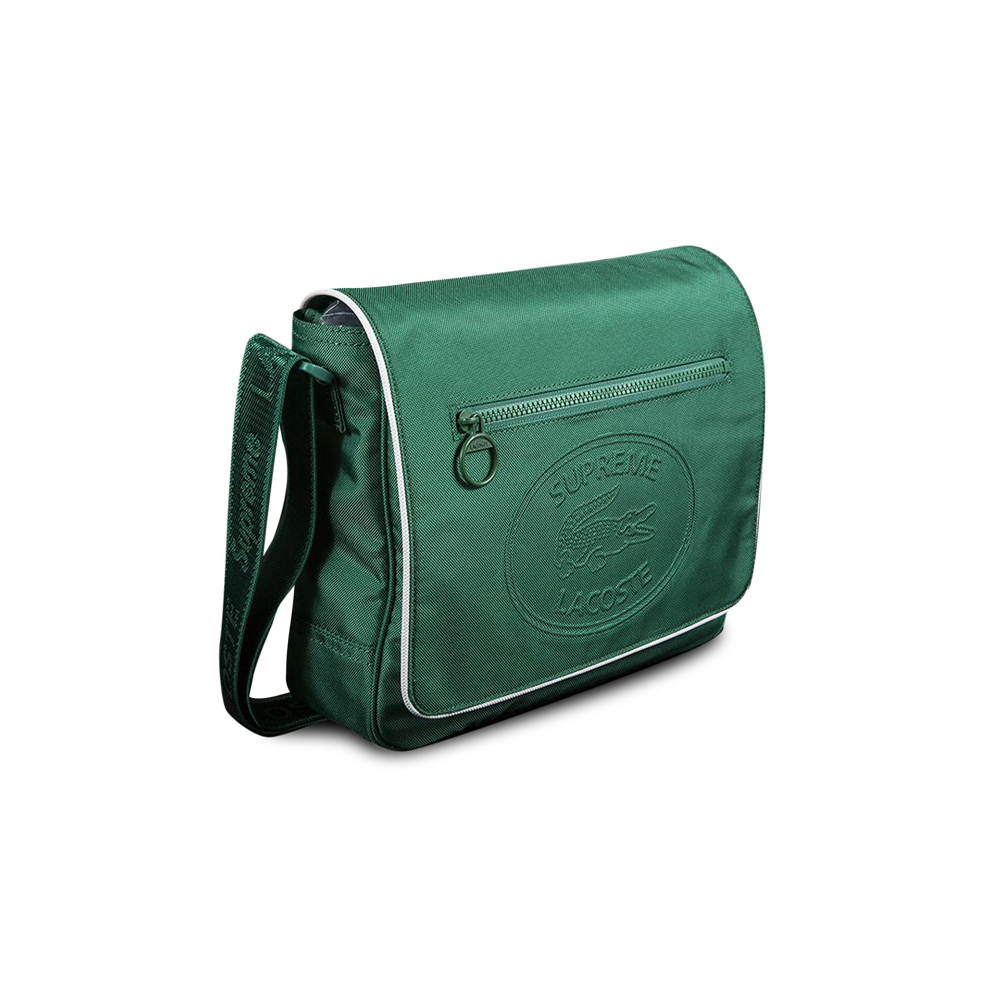 Supreme x Lacoste Small Messenger Bag 'Green' | GOAT