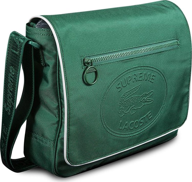 Buy Supreme x Lacoste Small Messenger Bag 'Green' - FW19A14 GREEN - Green | AU