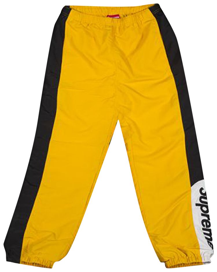 Supreme Side Logo Track Pant Yellow