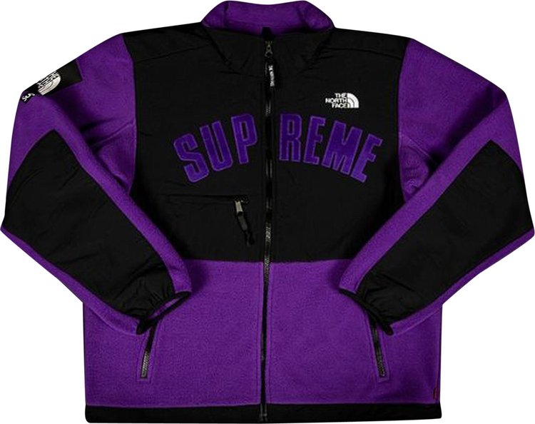 Supreme x The North Face Arc Logo Denali Fleece Jacket 'Purple' | Men's Size S