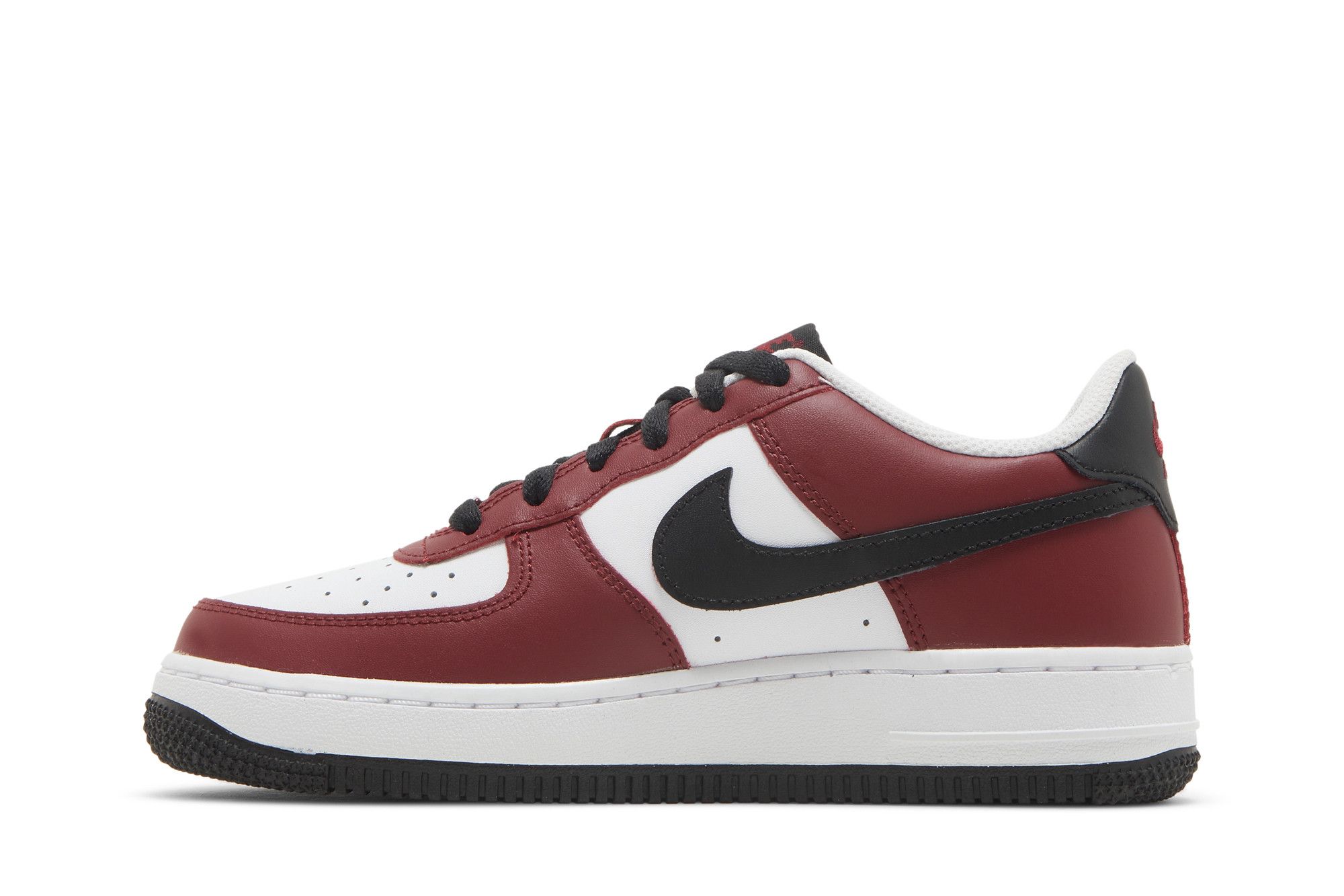 Nike air force red white and black on sale
