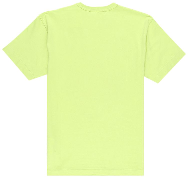 Comme des Garcons PLAY Big Heart T Shirt Green