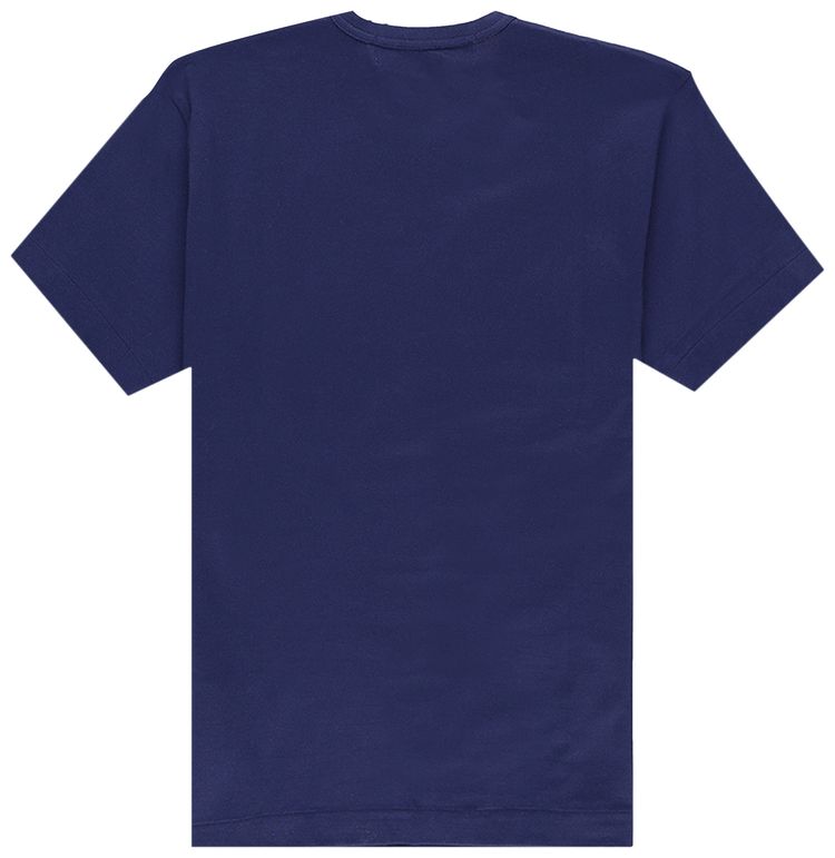 Comme des Garcons PLAY Big Eye Print T Shirt Navy