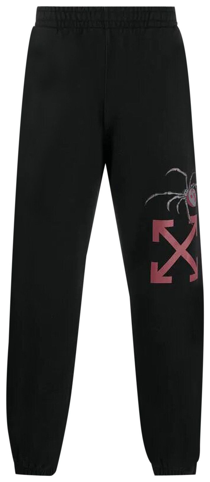 Off White Arachno Arrow Short Sweatpant BlackBordeaux